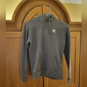 Men's Adidas Long Sleeve Dark Gray Hoodie Size XS